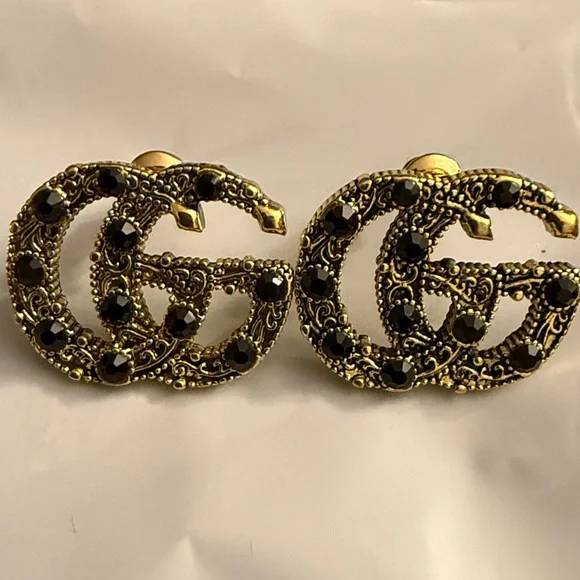 Gucci Up-Cycled Zipper pull Charms earnings - Picture 6 of 6